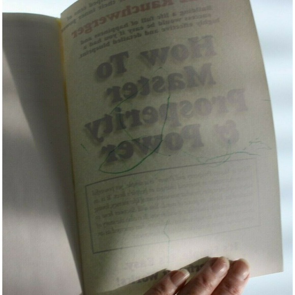 HOW TO MASTER PROSPERITY & POWER by BOAZ RAUCHWERGER - SIGNED 1ST EDITION RARE - Picture 6 of 6